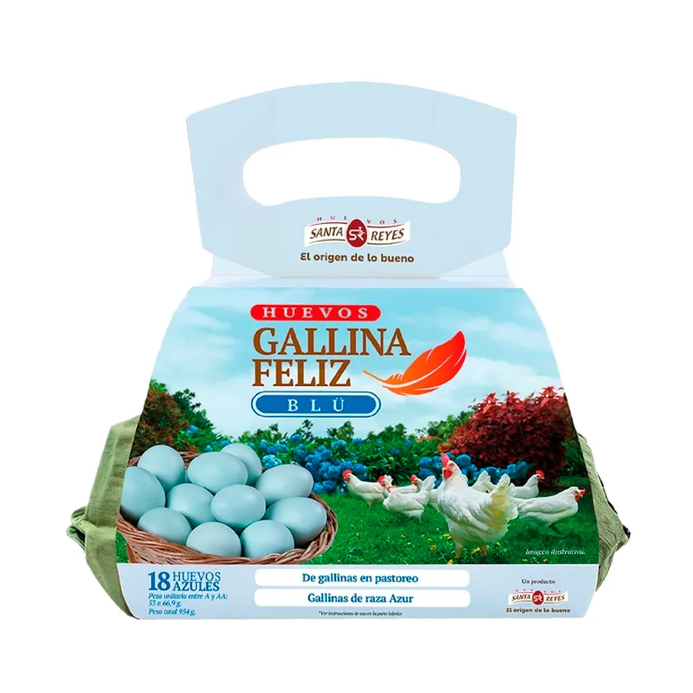 GALLINA FELIZ Huevos Azules Gallina Feliz Blu