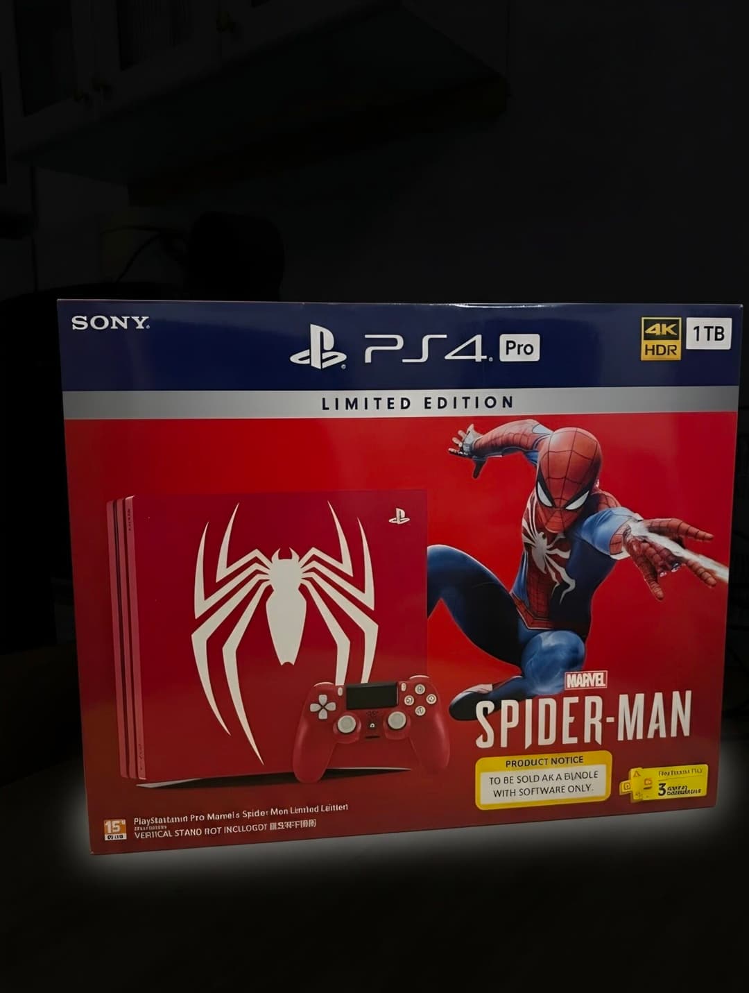 PlayStation ps4 Pro Spiderman Limited Edition