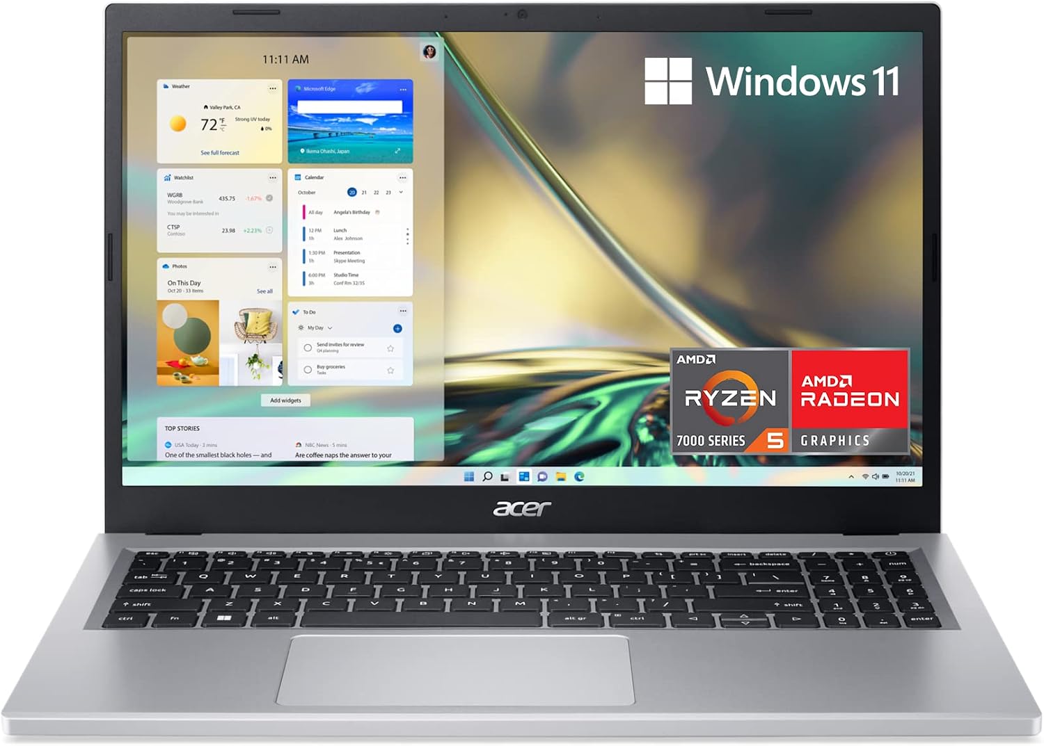 Acer Aspire 3 a315-24p-r2sc Slim Laptop 256 GB