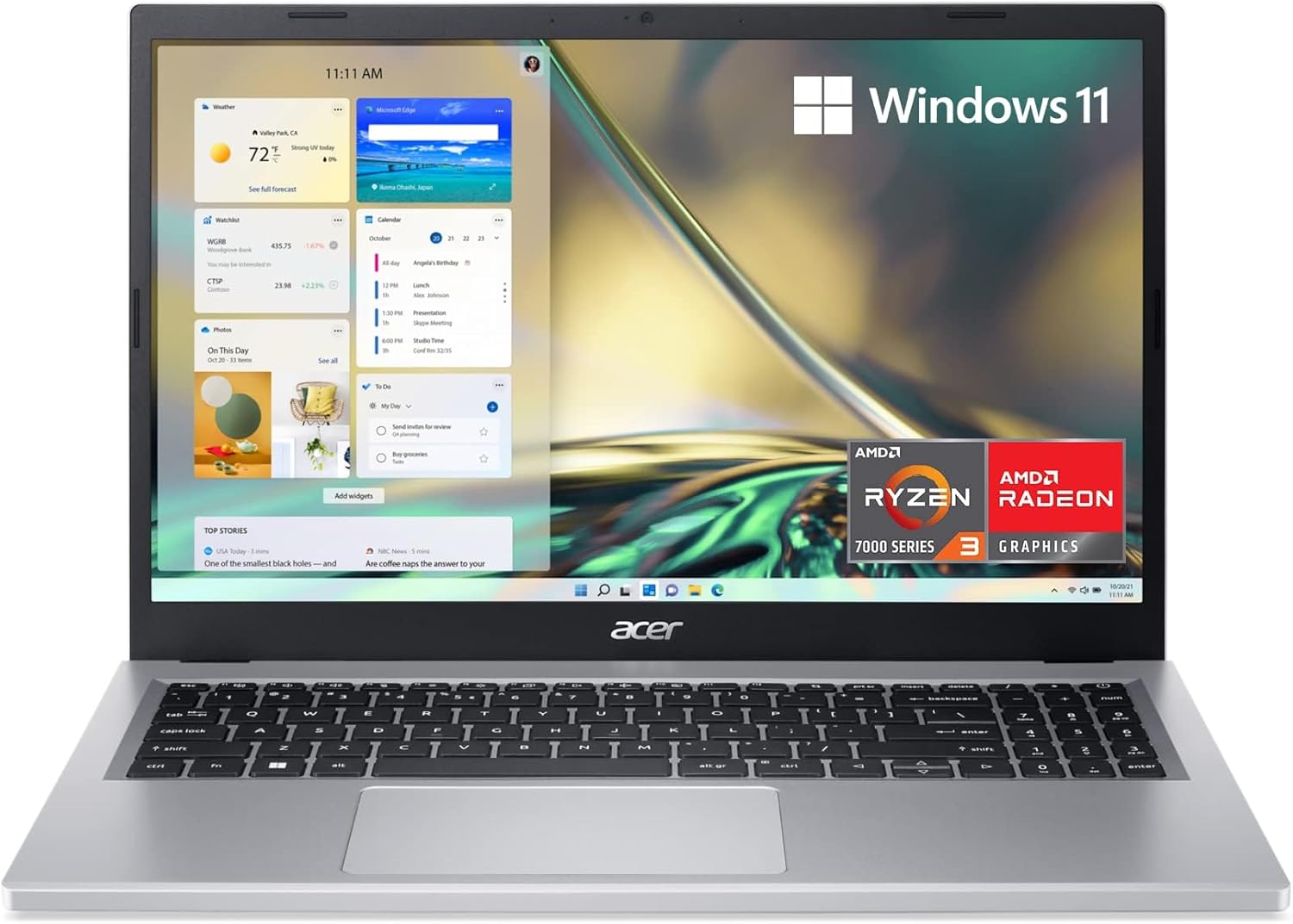 Acer Aspire 3 a315-24p-r7vh Slim Laptop 128 GB