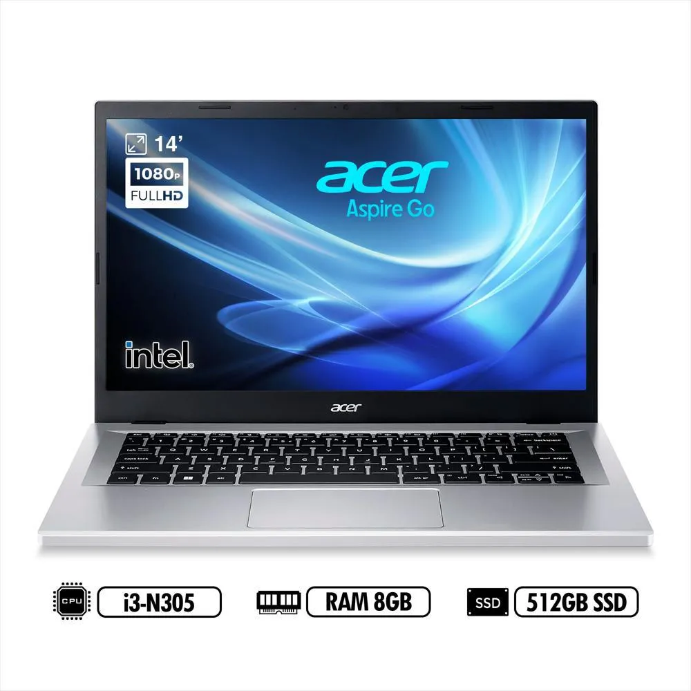 Acer Aspire Go ag14 31p 35fj i3 n305 512 GB