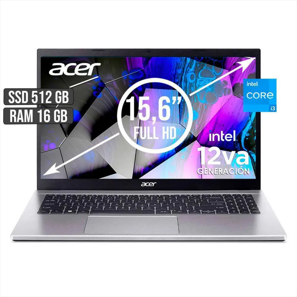 Acer Aspire i3 1215u 15 512 GB