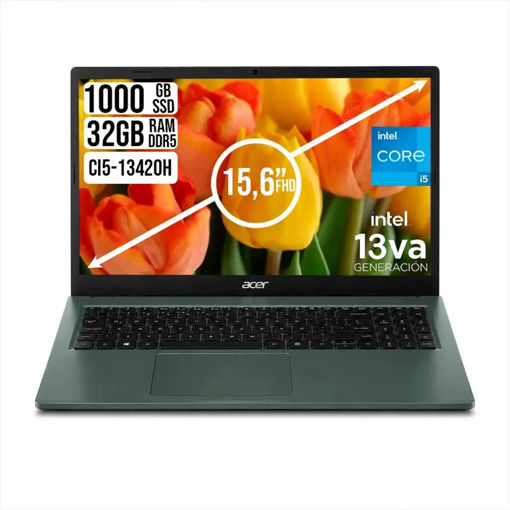 Acer Aspire Repotenciado i5 13420h 156 Full 1.1 tb a 2 tb
