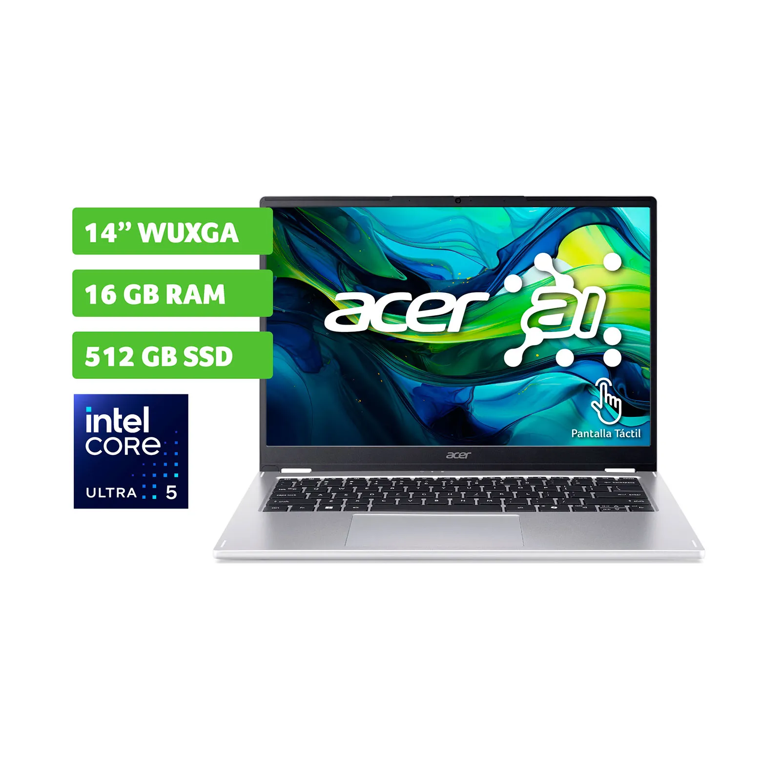 Acer Convertible Aspire Spin asp14-51n-56aw De 512 gb ssd