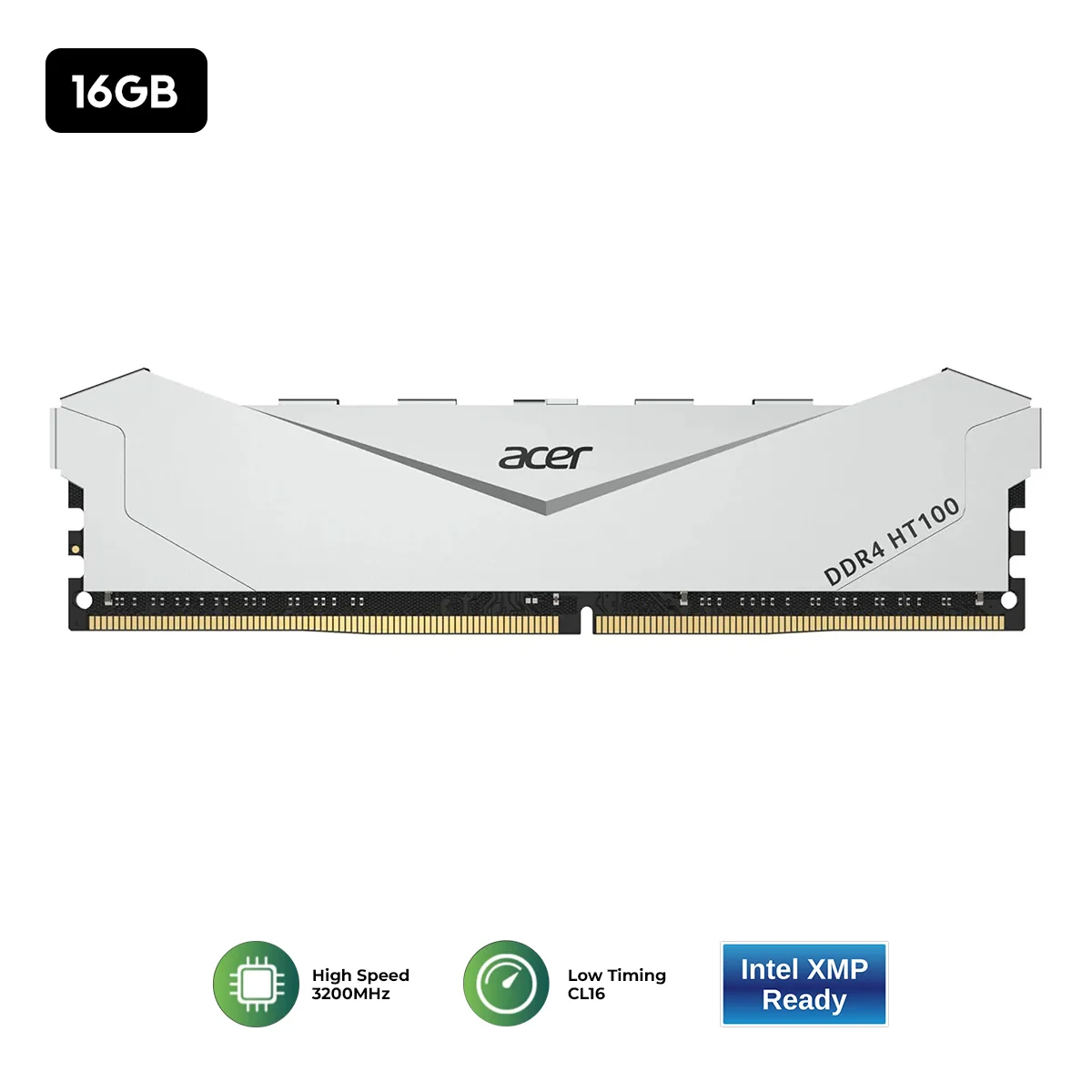 Acer ht100 3200mhz ddr4 Udimm Heatsink 16gb (bl.9bwwa.242) Acer ht100 3200mhz ddr4 Udimm Heatsink 16gb (bl.9bwwa.242)