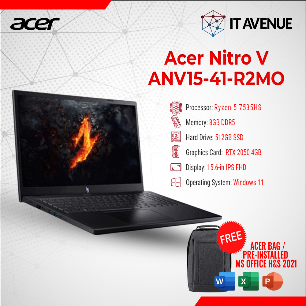 Acer Nitro V anv15-41-r2m0 15 6inch 512 GB