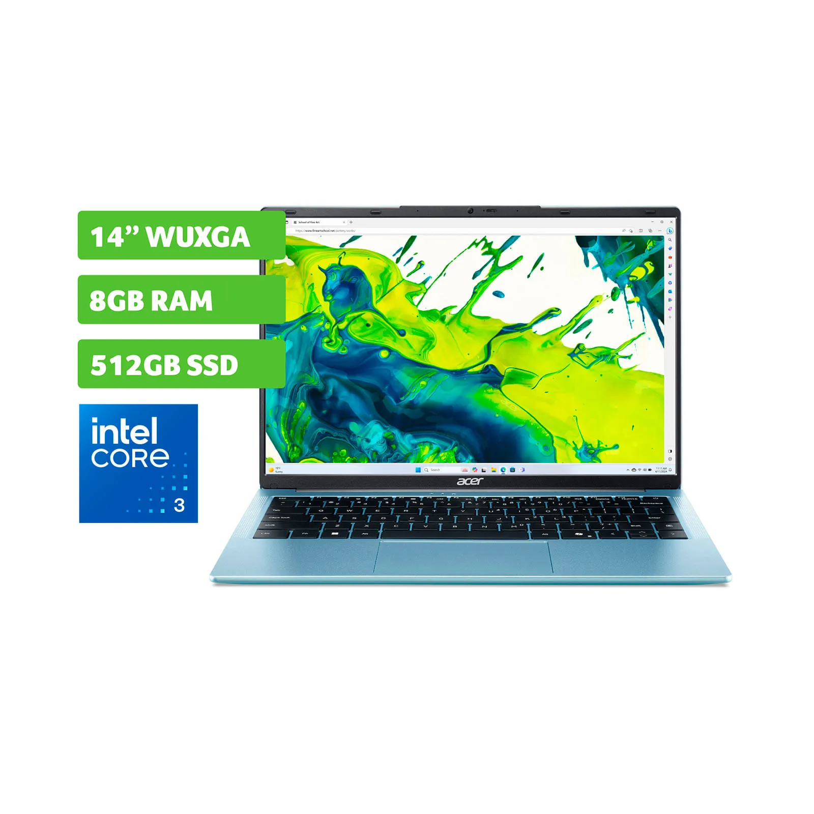 Acer Portatil Aspire al14-32p-390x De 14 512 gb ssd