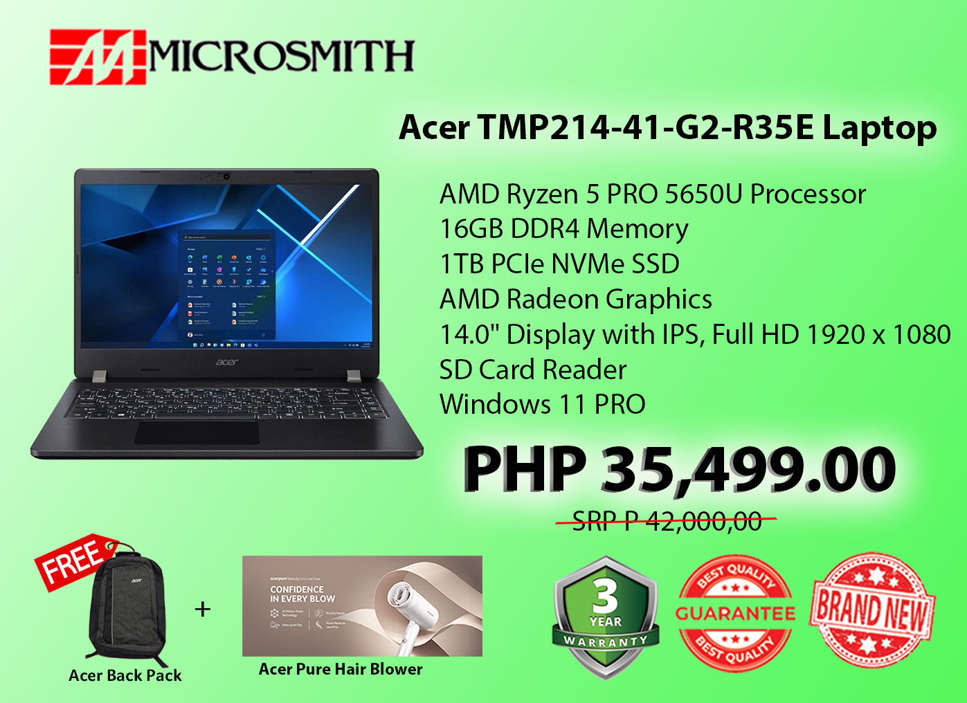 Acer Sale tmp214 41 g2 r35e 1 TB