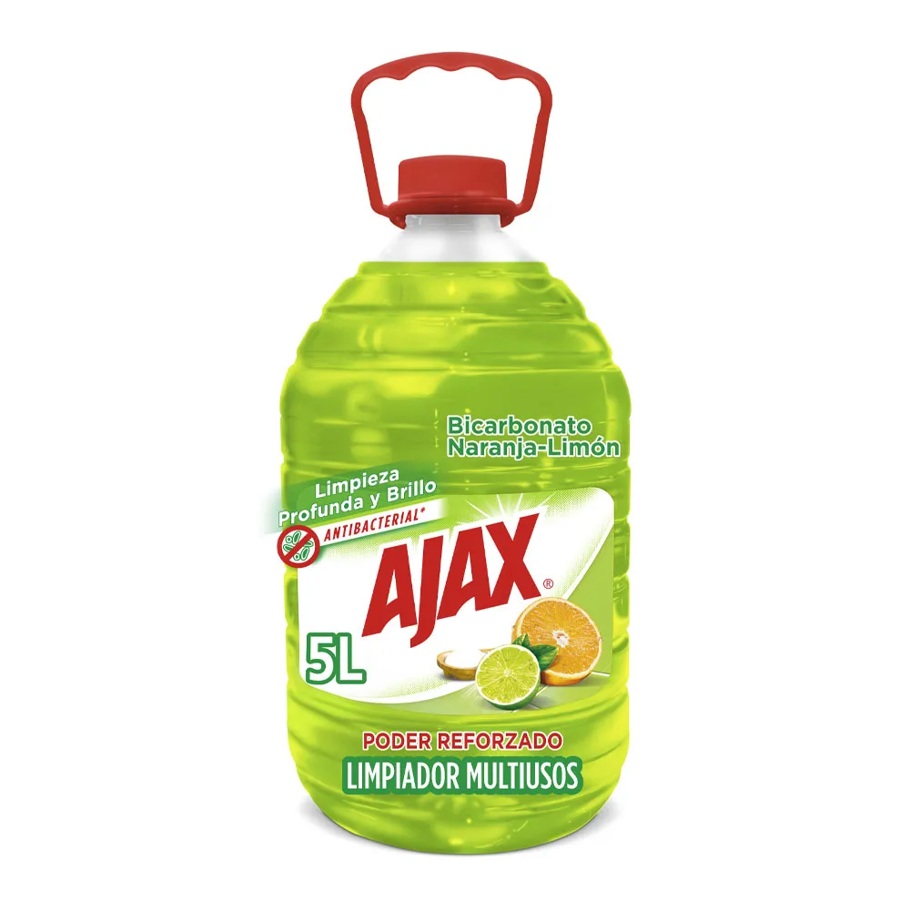 Ajax Limpia Pisos Bicarbonato Limon 5l