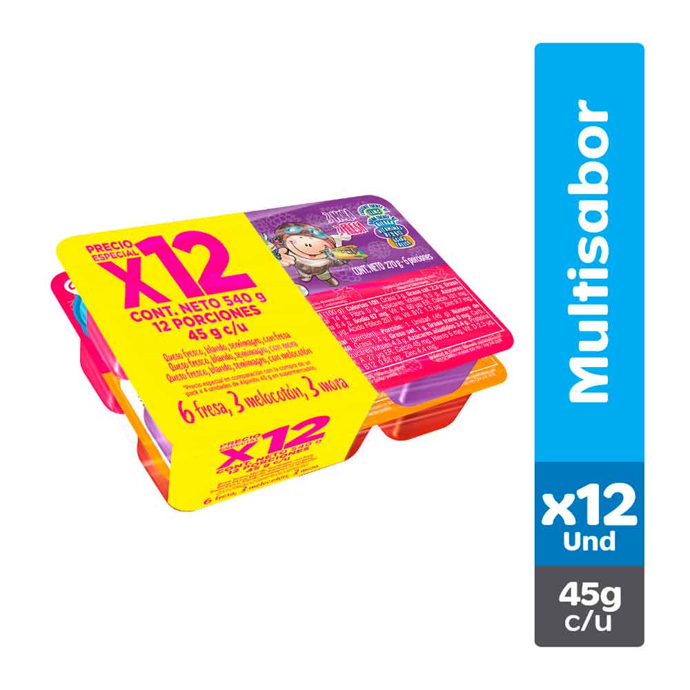 ALPINA Alpinito Surtido x12und x45g C refrigerado ALPINA Alpinito Surtido x12und x45g C refrigerado