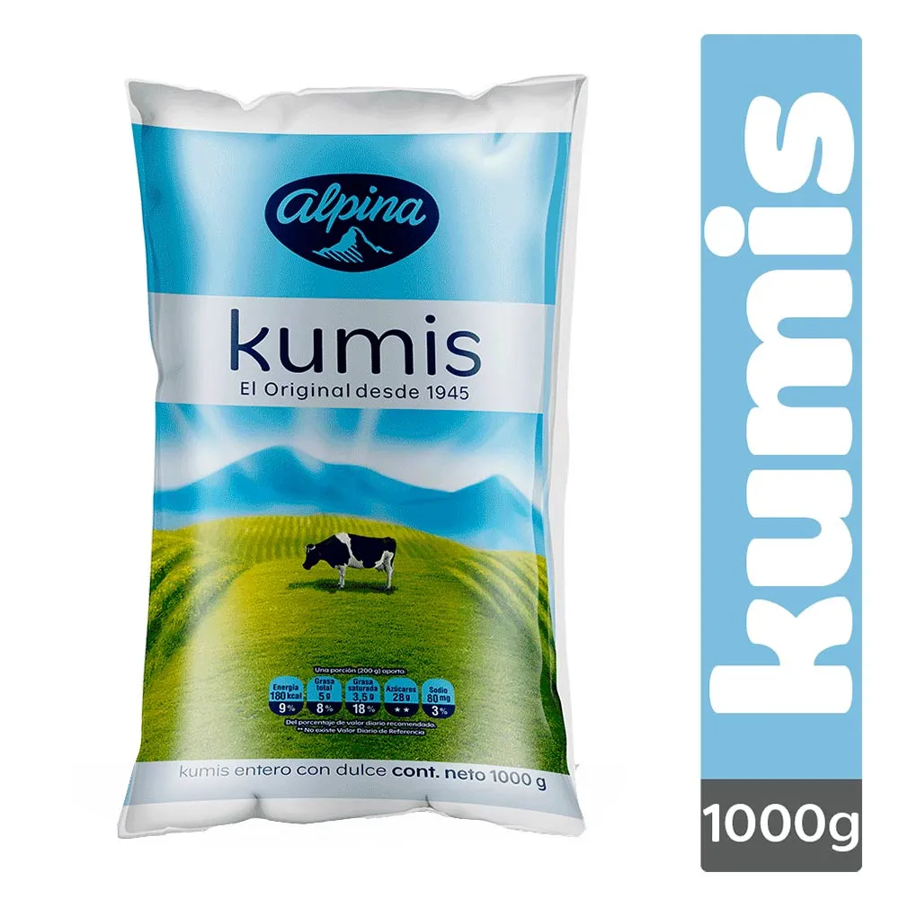 ALPINA Kumis Bolsa x1000g refrigerado ALPINA Kumis Bolsa x1000g refrigerado