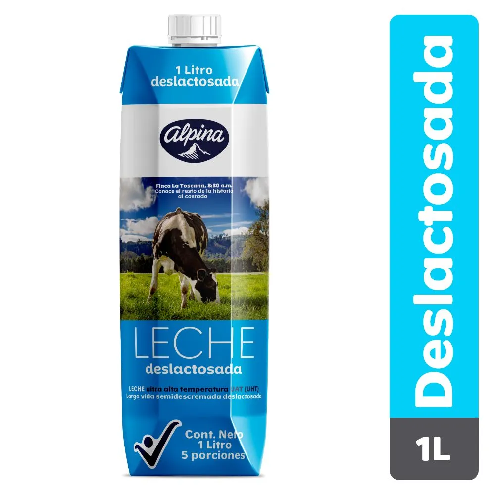 ALPINA Leche Deslactosada x1l