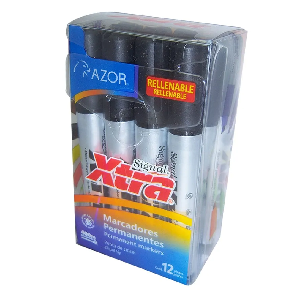 Azor Marcador Signal Xtra 12 Piezas