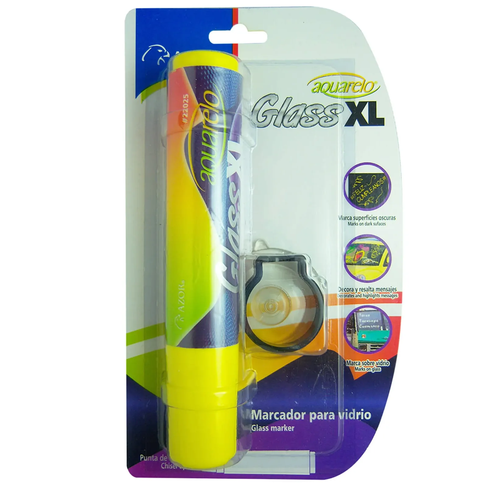 Azor Marcador Vidrio Aquarelo Glass Xl