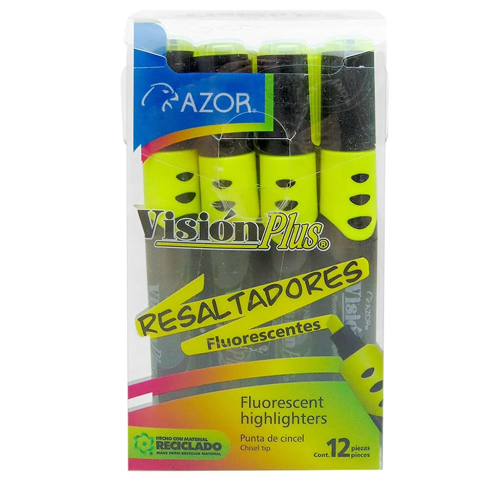 Azor Marcatextos Vision Plus 12 Piezas