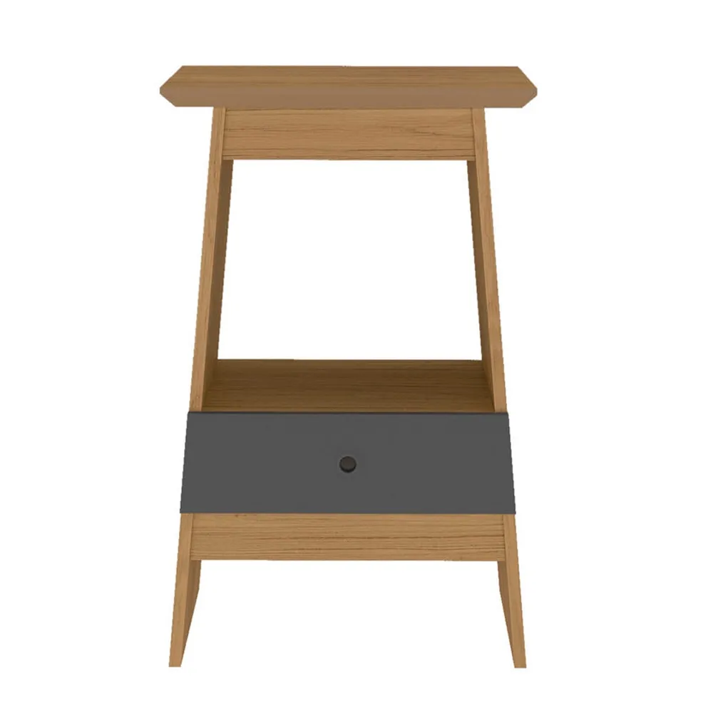 BERTOLINI Mesa Lateral Eden Diseno Roble