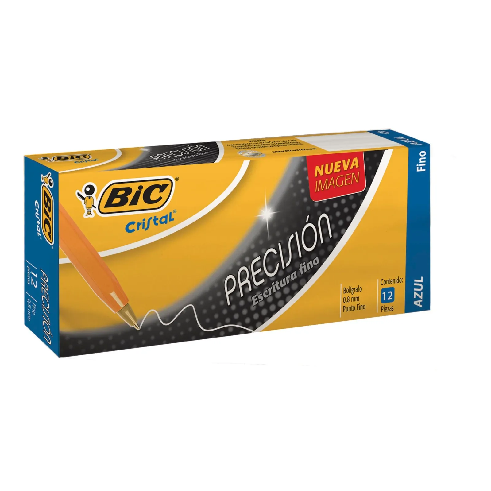 Bic Boligrafos Cristal Fino 12 Piezas