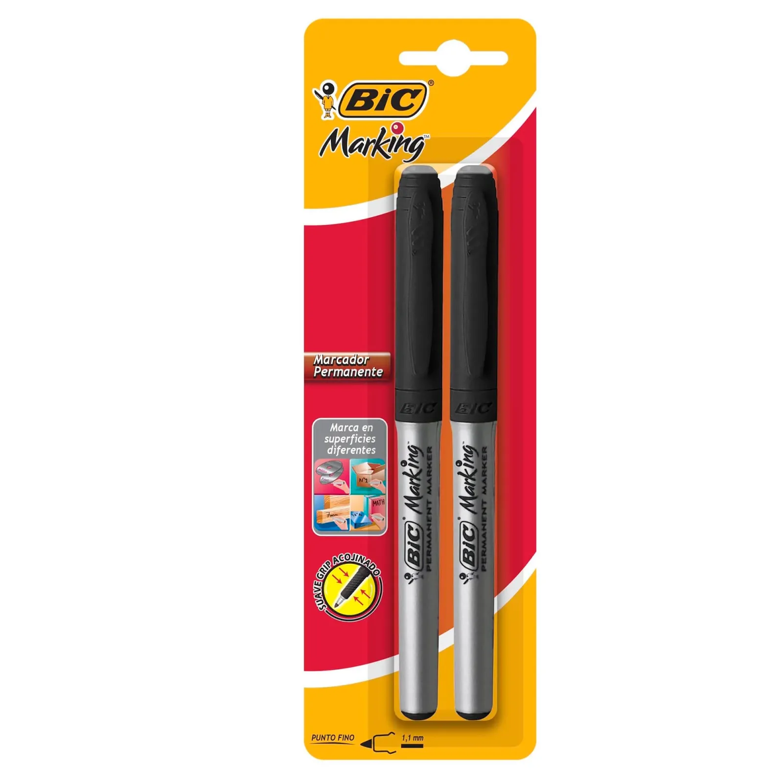 Bic Marcador Permanente Grip Marking Punto