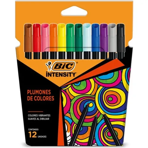 Bic Plumones Intensity Punto Fino 12