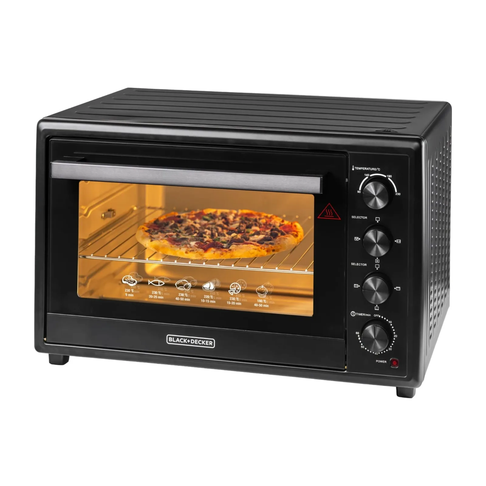 BLACK+DECKER 2700w Electric Toaster Oven 100 BLACK+DECKER 2700w Electric Toaster Oven 100