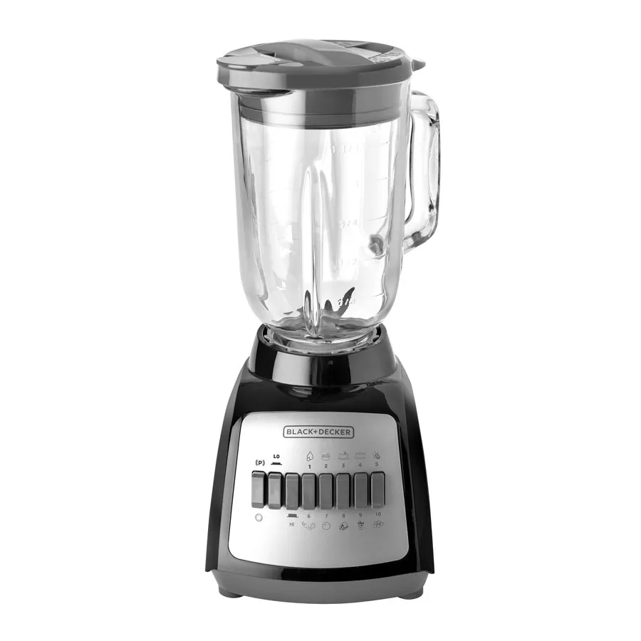 BLACK+DECKER Licuadora 10 Velocidades Jarra Vidrio 1 GB