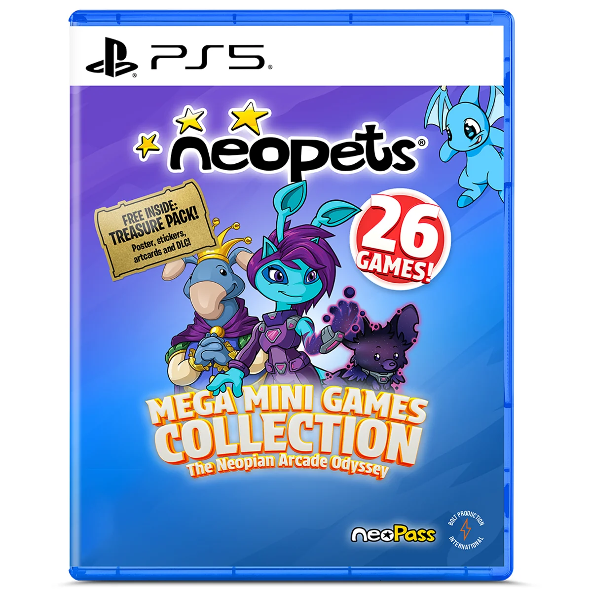 Bolt Production International ps5 Neopets Mega Mini Games Collection