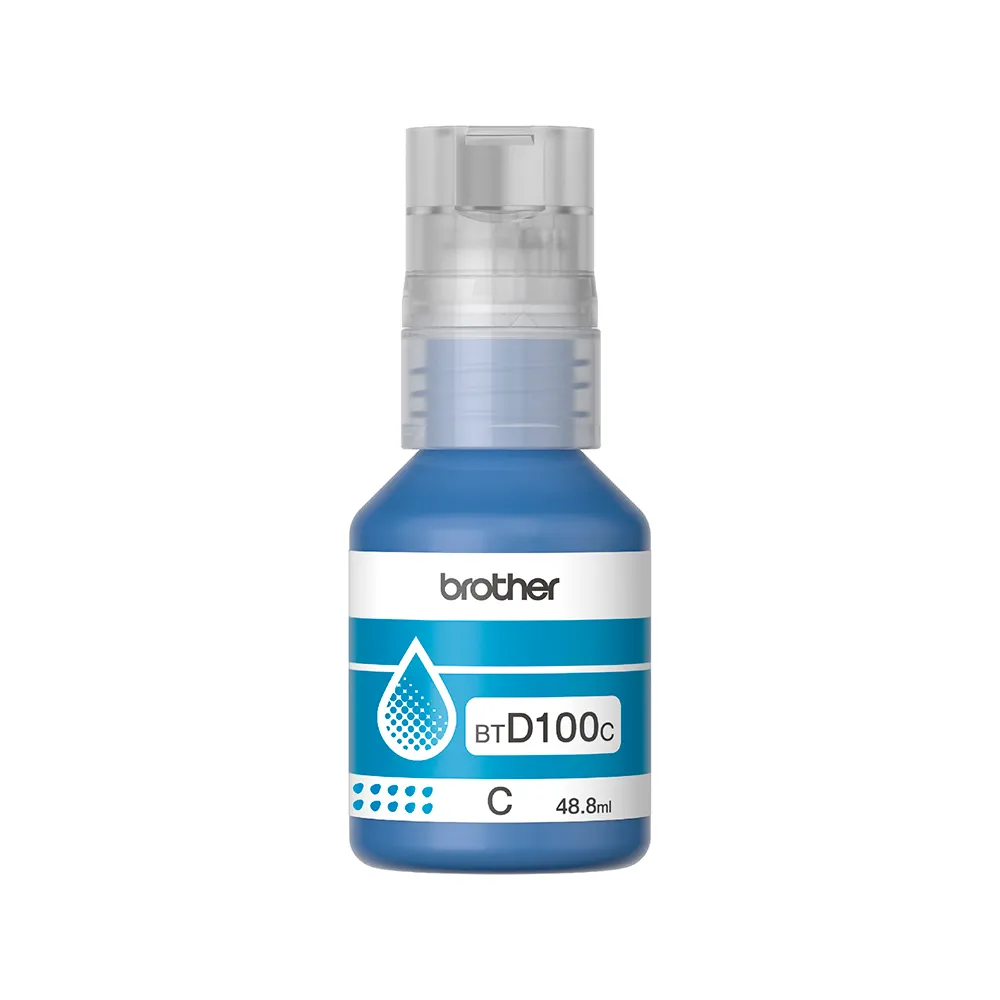 BROTHER Tinta btd100c Cian Impresora Botella