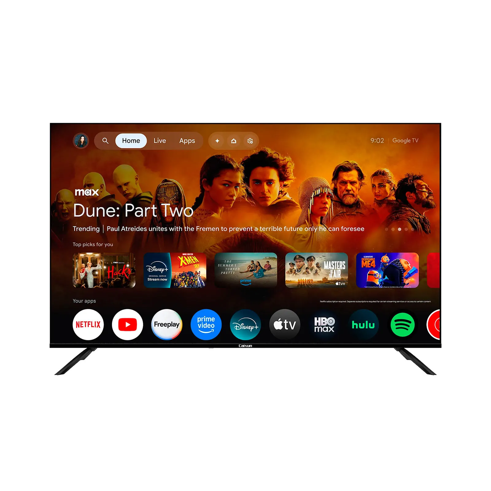 CAIXUN Televisor De 55” Smart