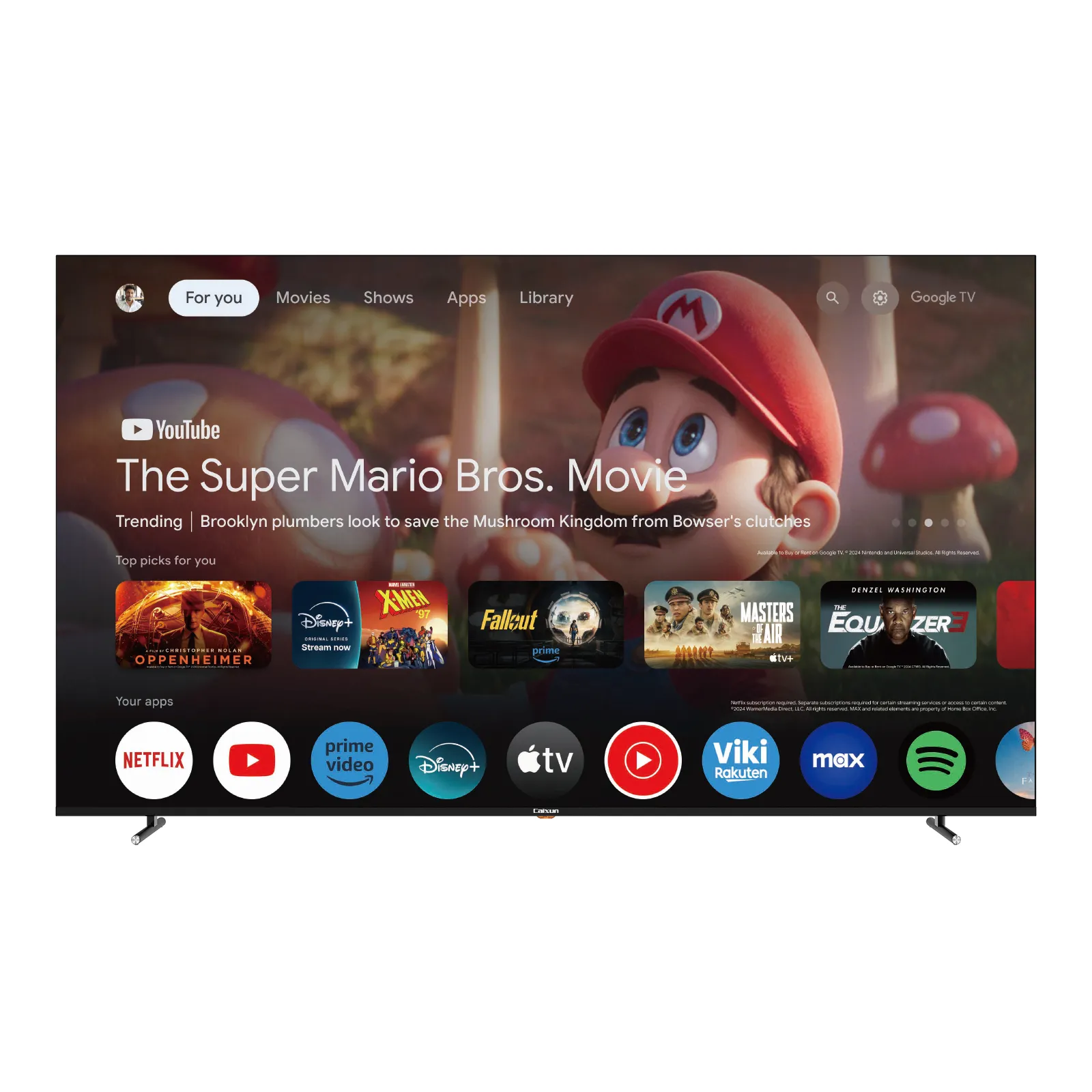 CAIXUN Televisor Smart 75 Pulgadas Dled
