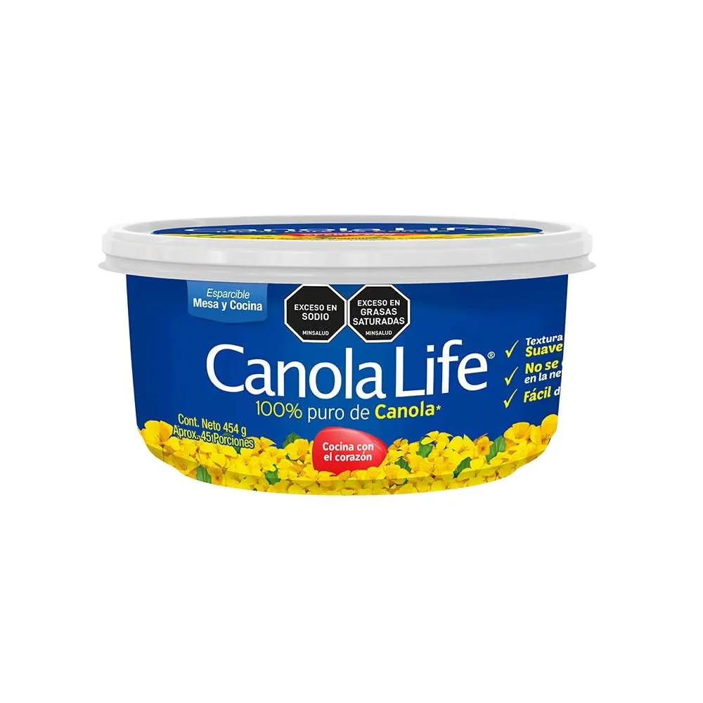 CANOLA LIFE Esparcible Canola Life x454g refrigerado