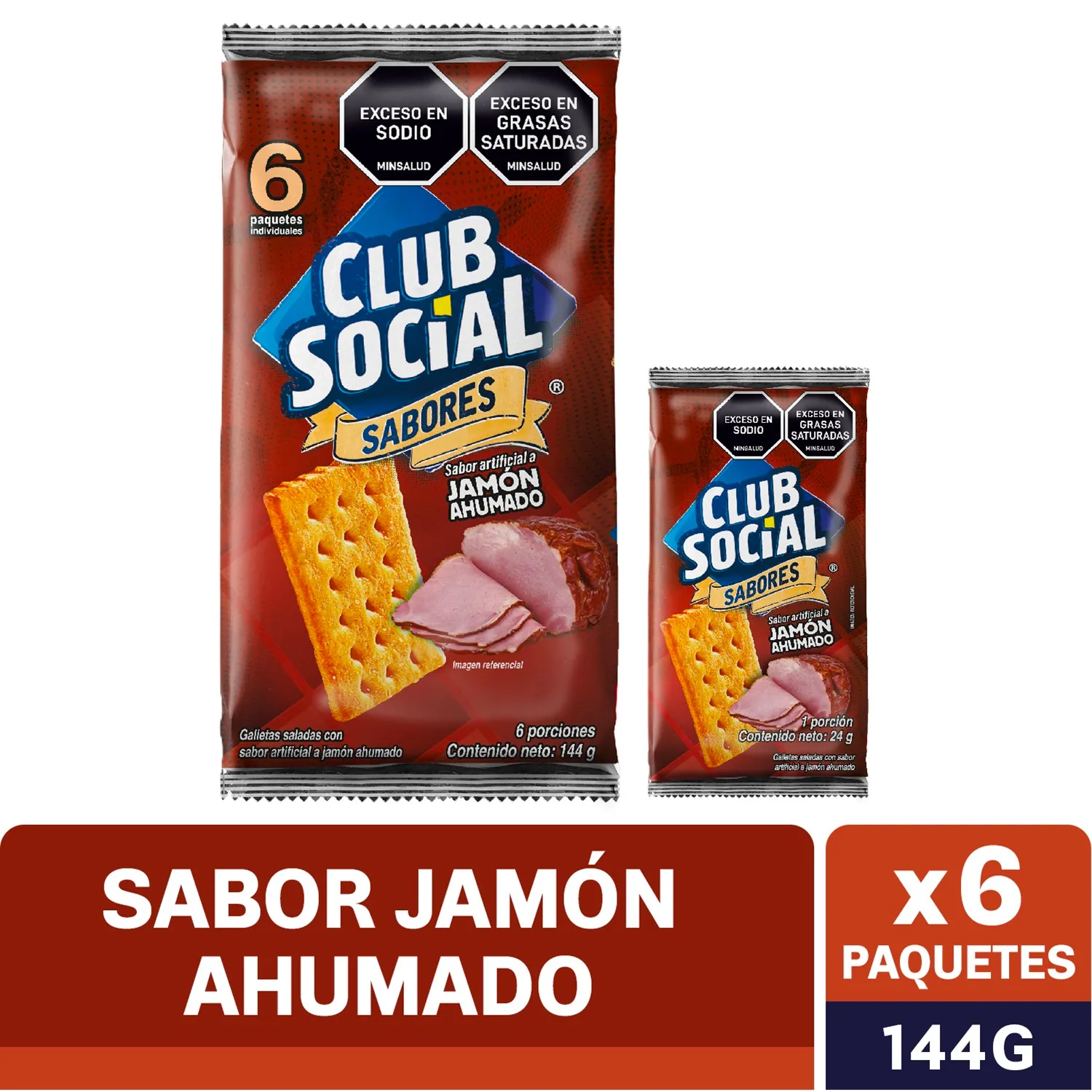 CLUB SOCIAL Galleta Club Social Jamon Ahumado conservese en un lugar fresco y seco CLUB SOCIAL Galleta Club Social Jamon Ahumado conservese en un lugar fresco y seco