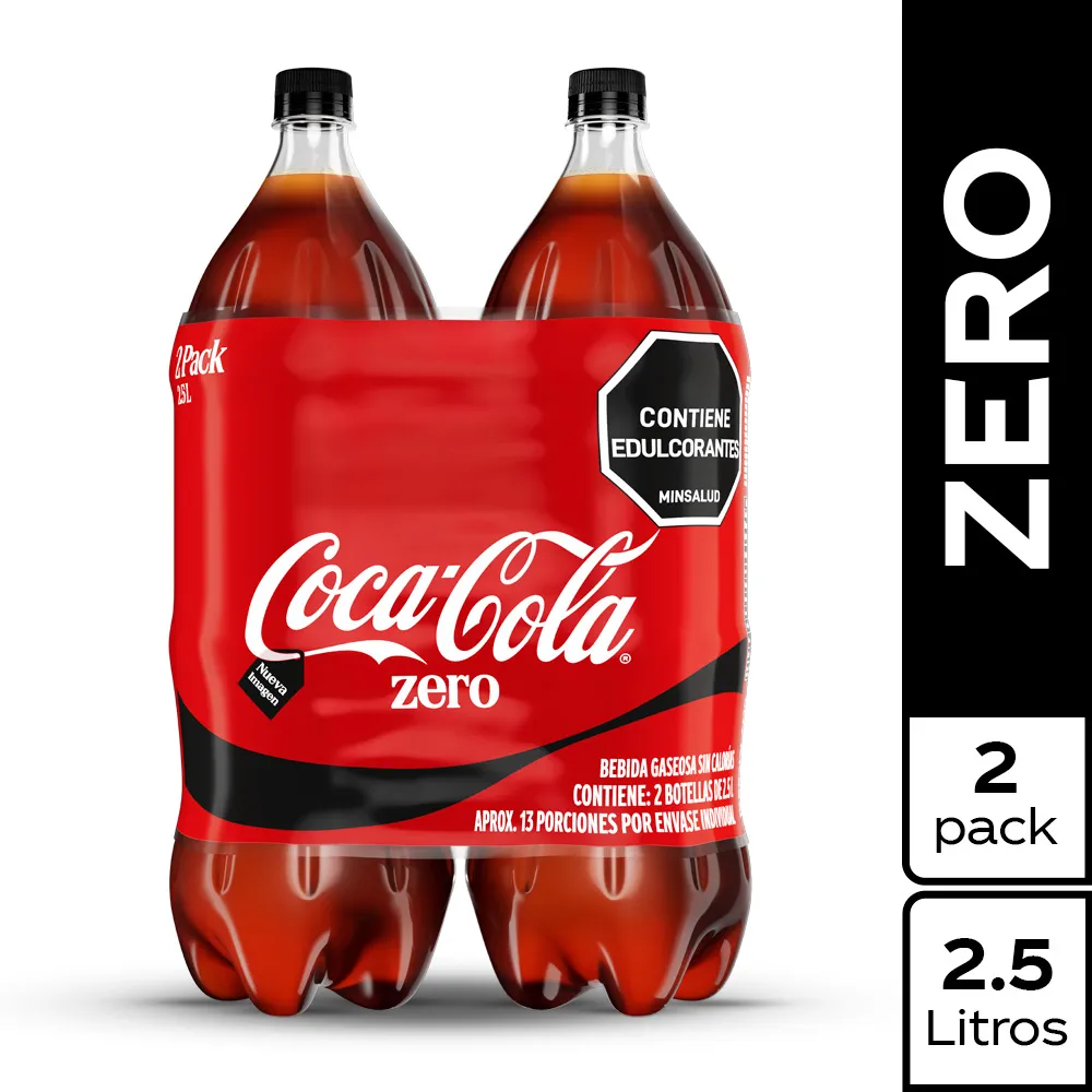 Coca-Cola Coca Cola Gaseosa Zero 2