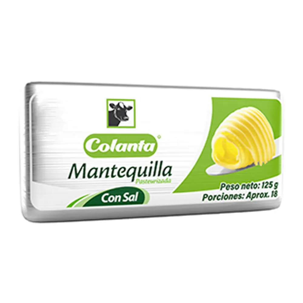 COLANTA Mantequilla Sal x125g refrigerado