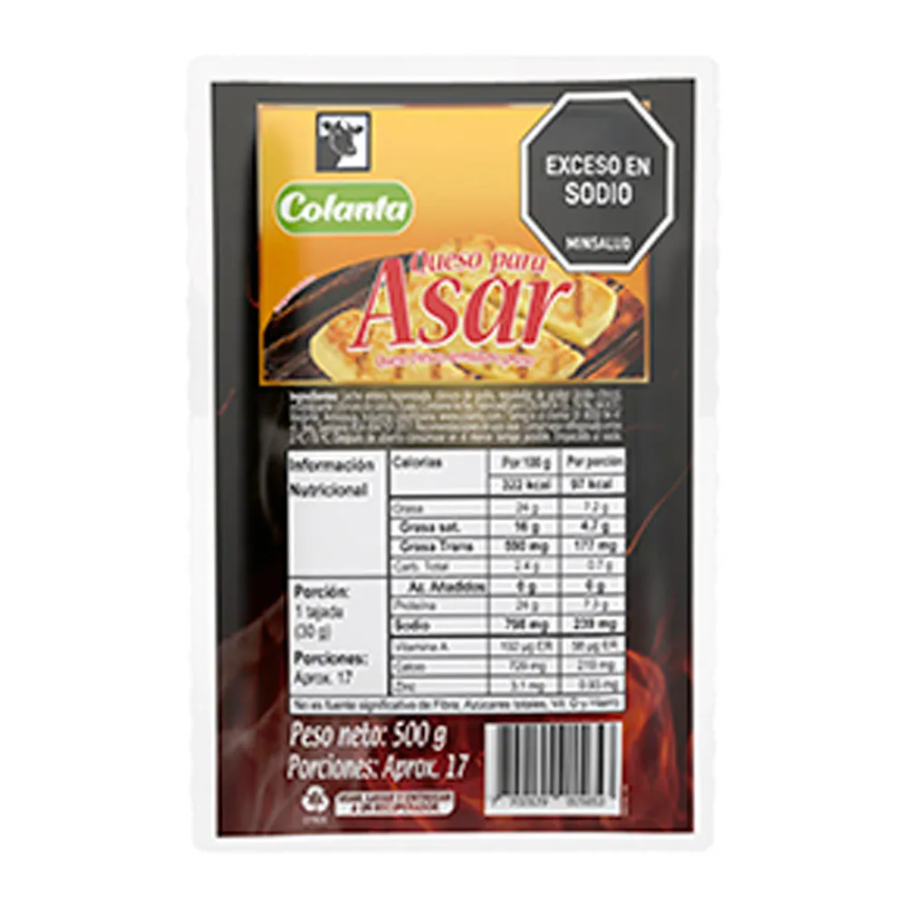 COLANTA Queso Asar x500g refrigerado