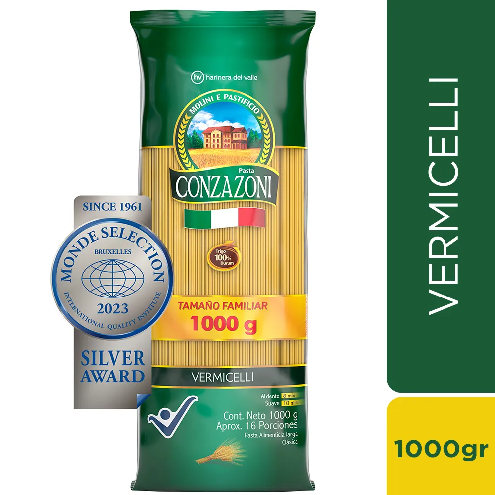 CONZAZONI Pasta Vermicelli x1000g CONZAZONI Pasta Vermicelli x1000g