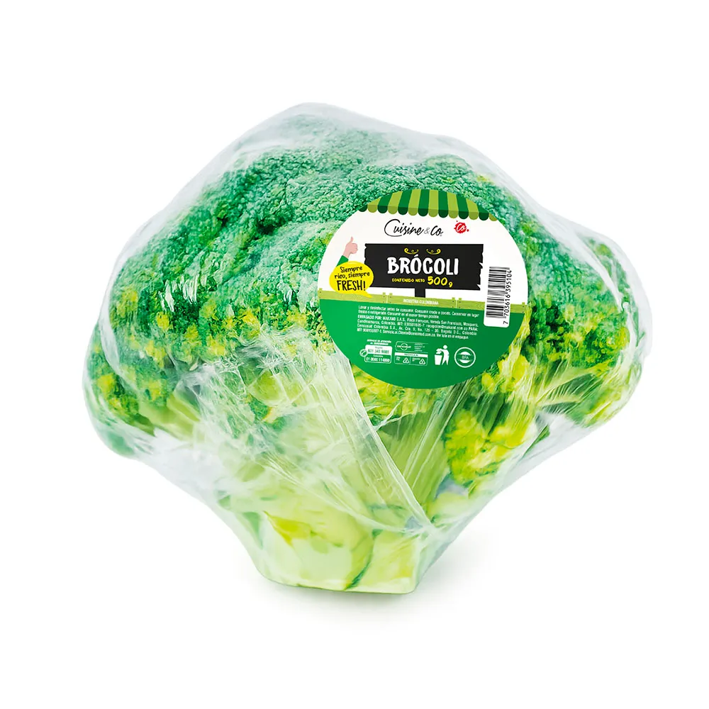CUISINE & CO Brocoli Cuisine&co 500g conservar refrigerado entre 0°c y 4°c. consumir dentro de 5 dias de apertura. CUISINE & CO Brocoli Cuisine&co 500g conservar refrigerado entre 0°c y 4°c. consumir dentro de 5 dias de apertura.