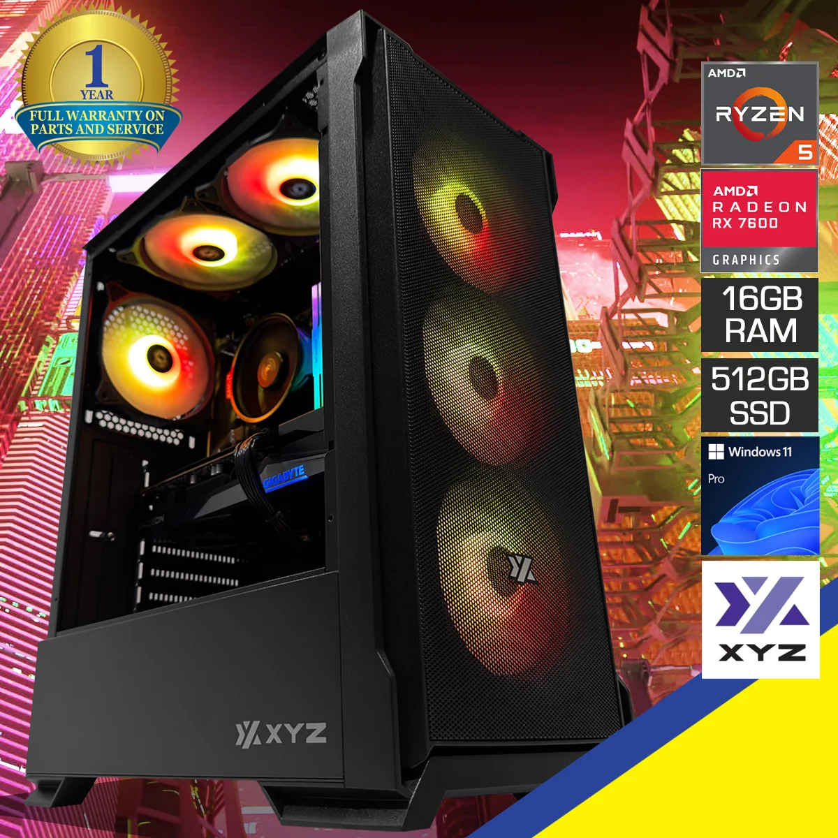 DataBlitz Alpha Airone 300 Desktop Pc 512 GB