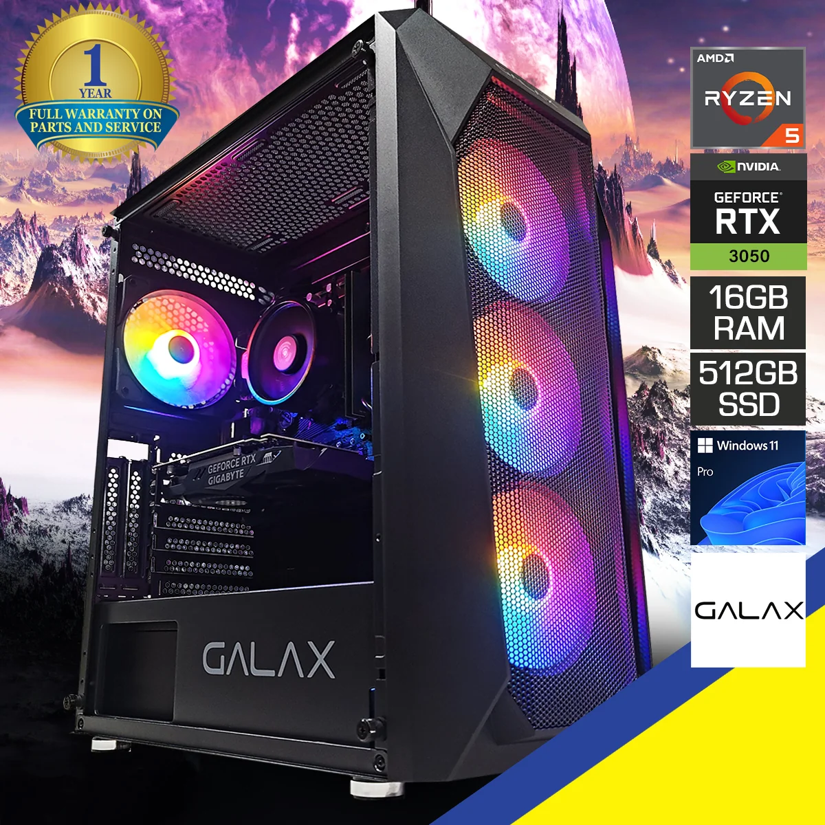 DataBlitz Alpha Revolution 05 Desktop Pc 512 GB