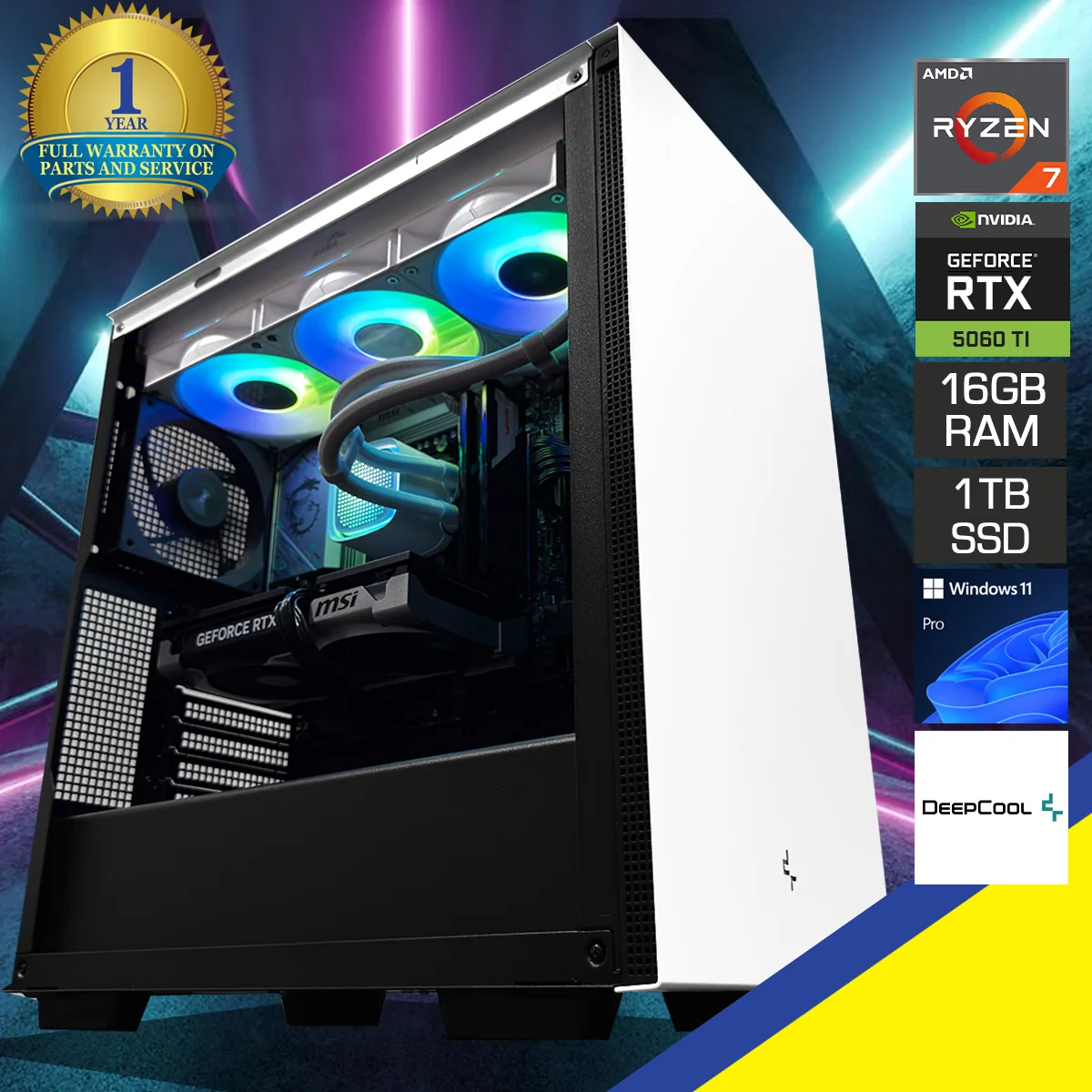 DataBlitz ch510 Desktop Pc 7 8700f 1 TB