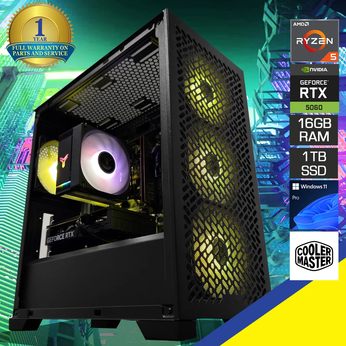 DataBlitz Sigma Elite 302 Desktop Pc 1 TB