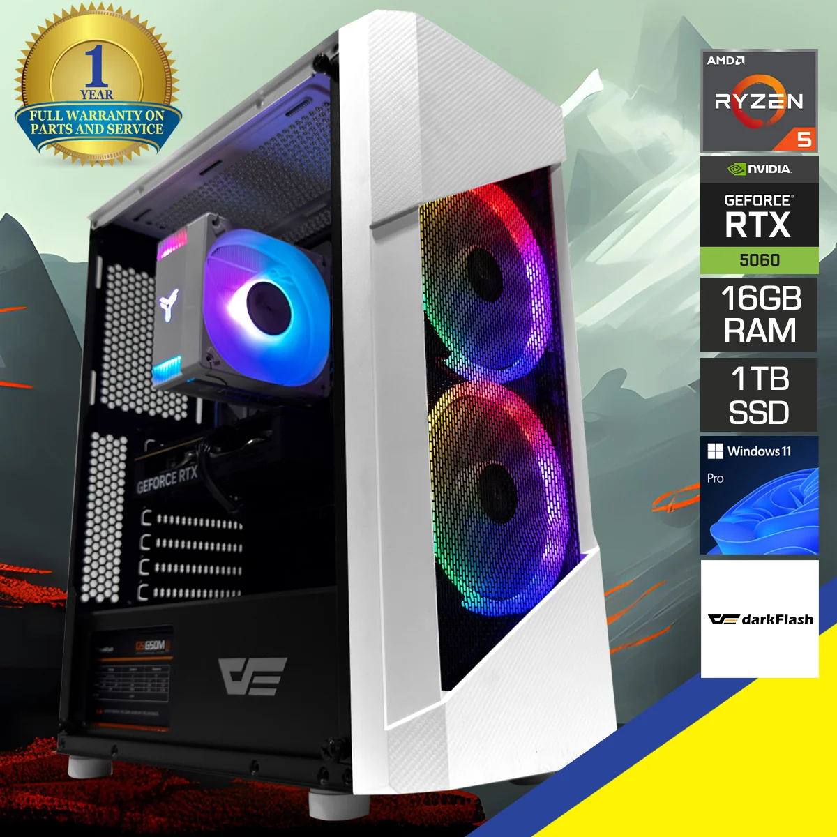 DataBlitz Sigma Pollux Desktop Pc 5 1 TB