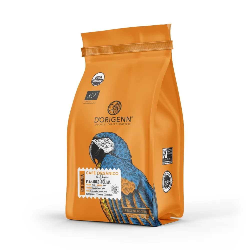 DORIGGEN Dorigenn Organico Molido Tostion Media temperatura ambiente