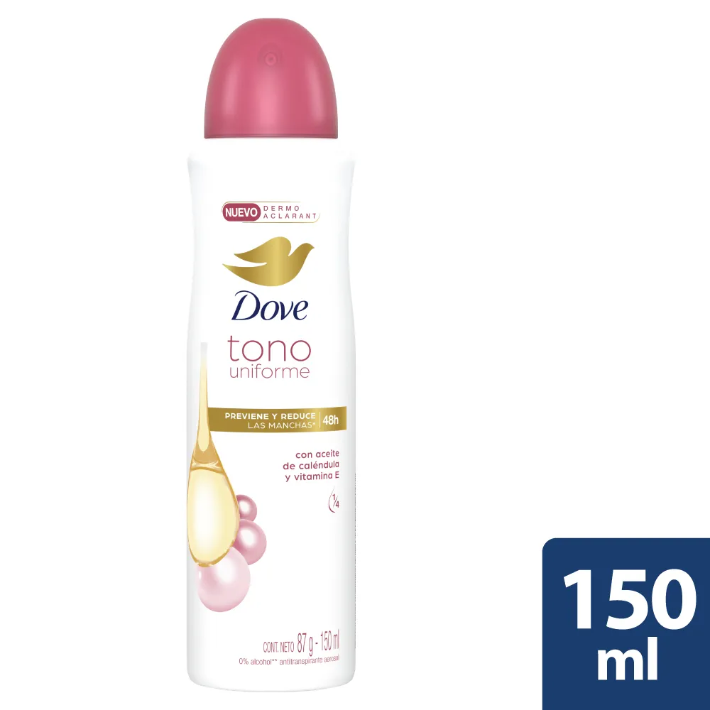 DOVE Desodorante Calendula Tono Uniforme Aerosol DOVE Desodorante Calendula Tono Uniforme Aerosol