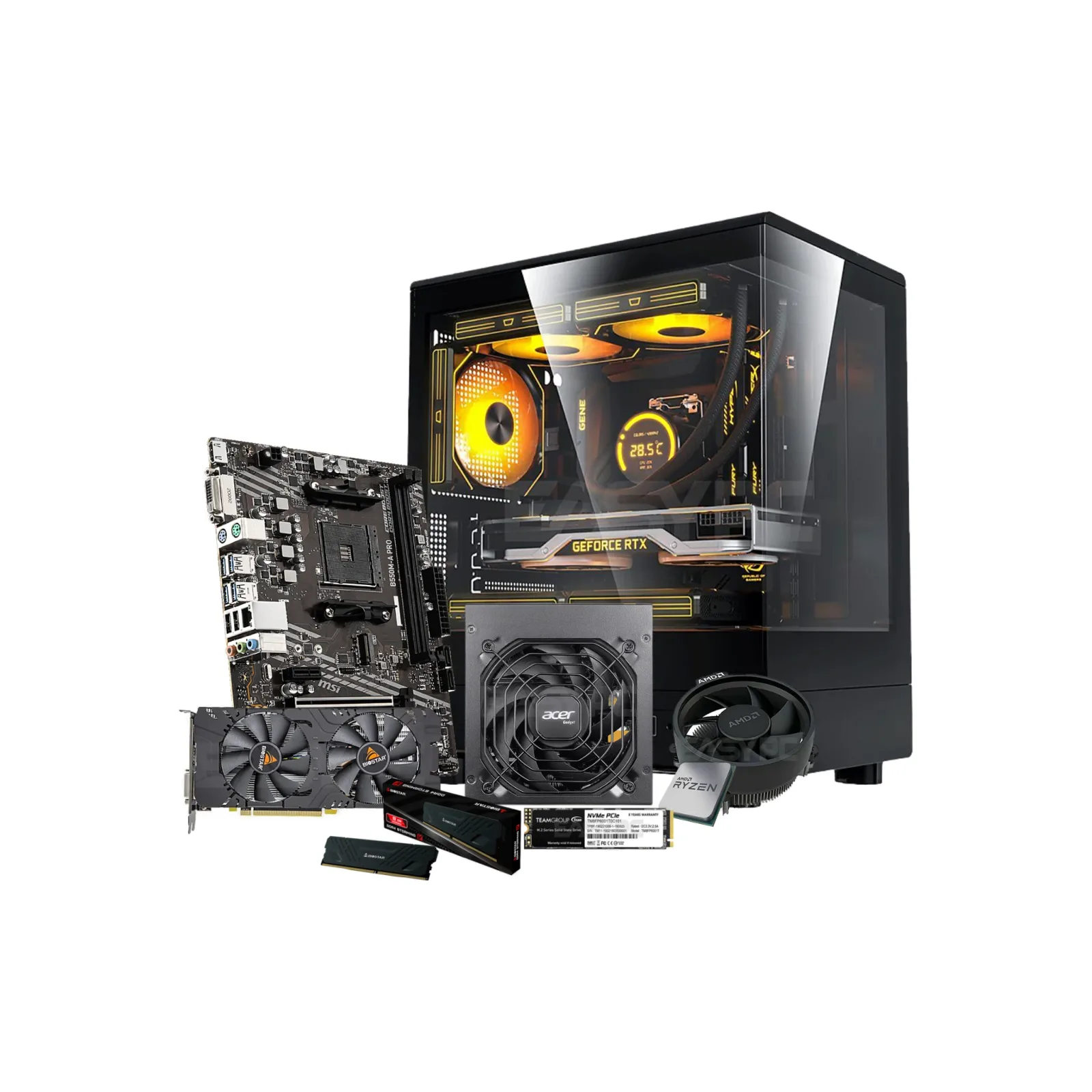 EASYPC Entry Desktop 5 5500 b550m 256 GB