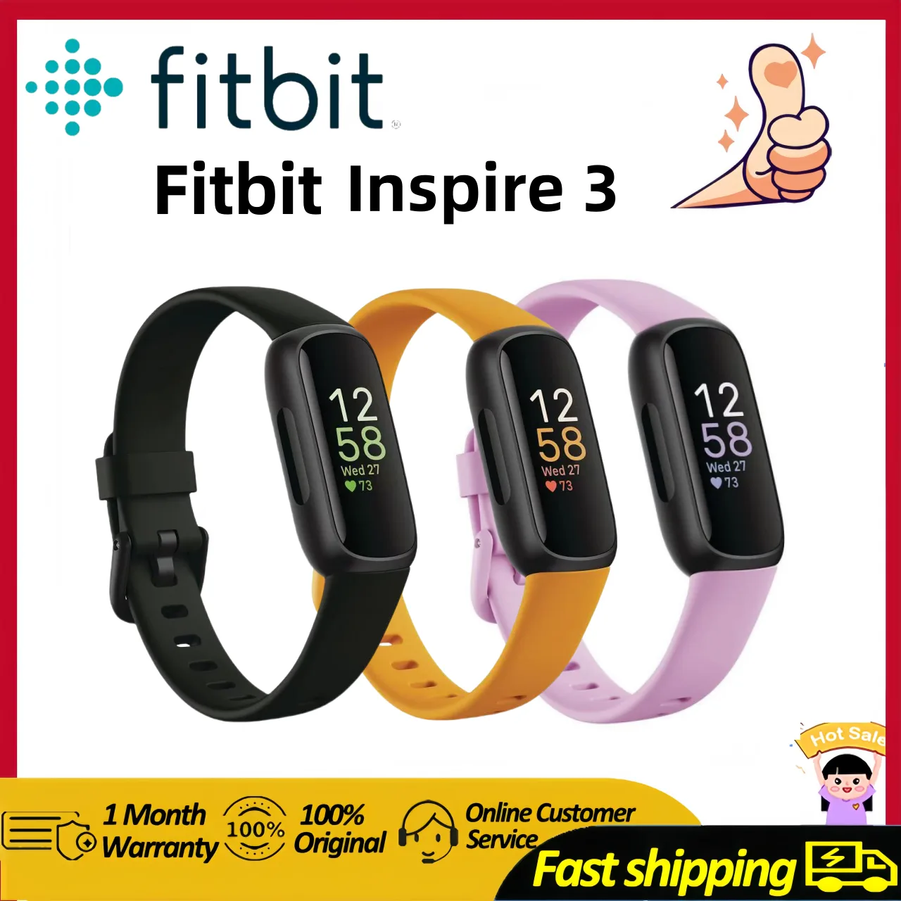 FITBIT Inspire 3 Exercise Intelligence Blood