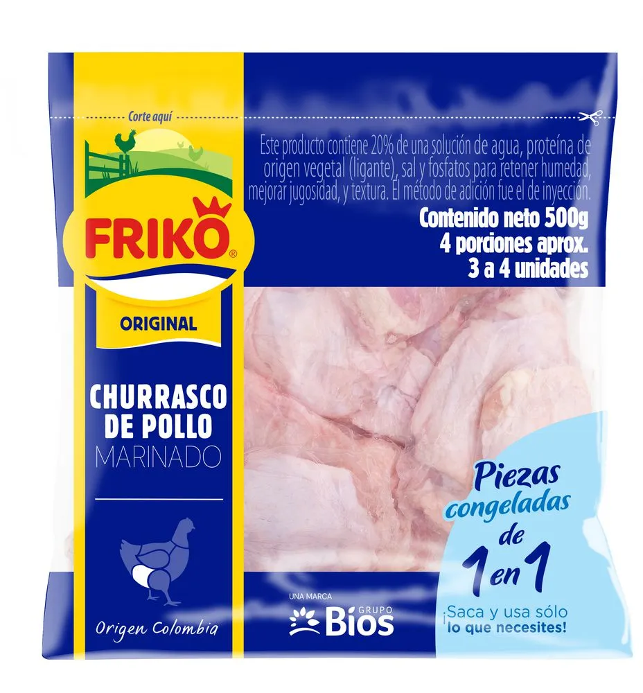 FRIKO HF Churrasco Friko Hf Pollo 500 refrigerado FRIKO HF Churrasco Friko Hf Pollo 500 refrigerado