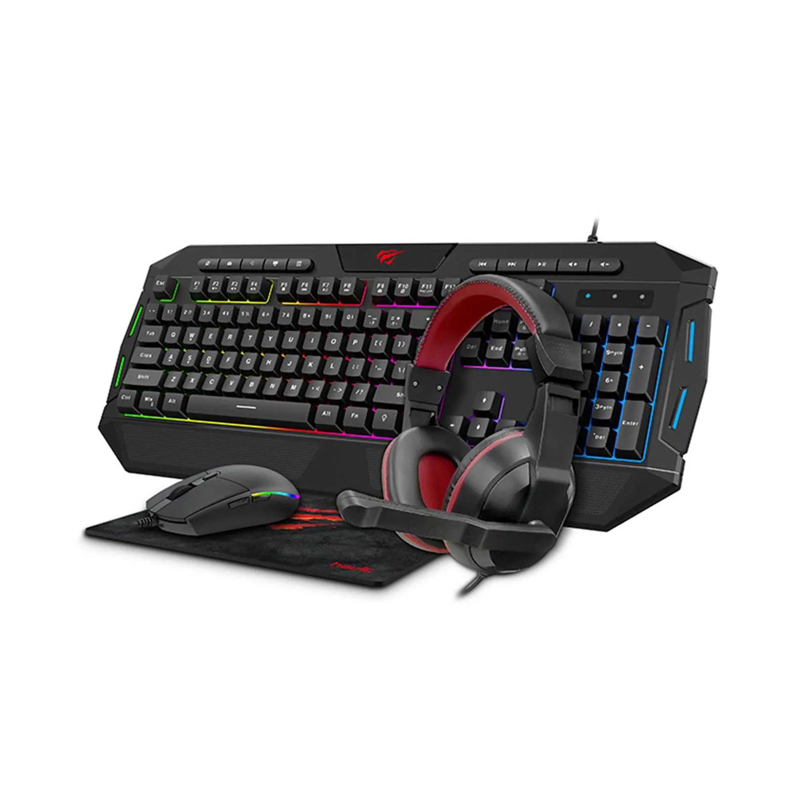 Gamenote Combo Havit 4 1 Teclado Mouse Pad