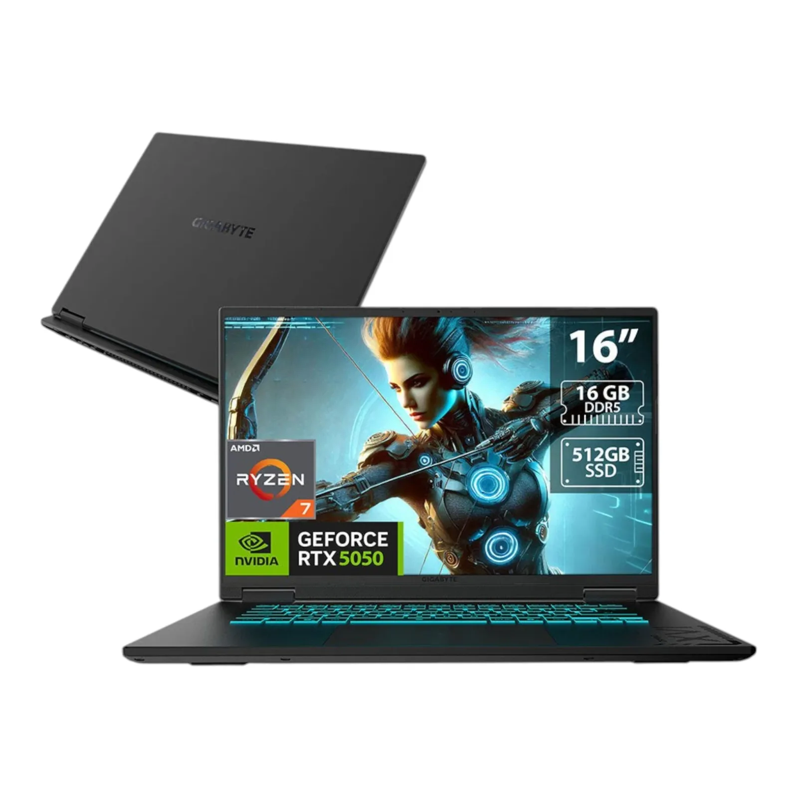 GIGABYTE Gamer a16 7 170 ddr5 512 GB
