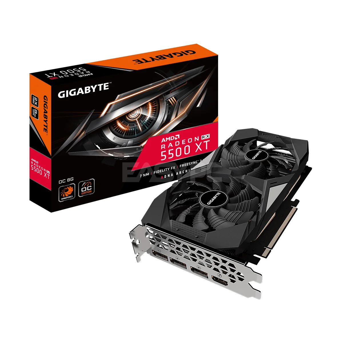 GIGABYTE Rx 5500xt Oc Fan Videocard 8 GB