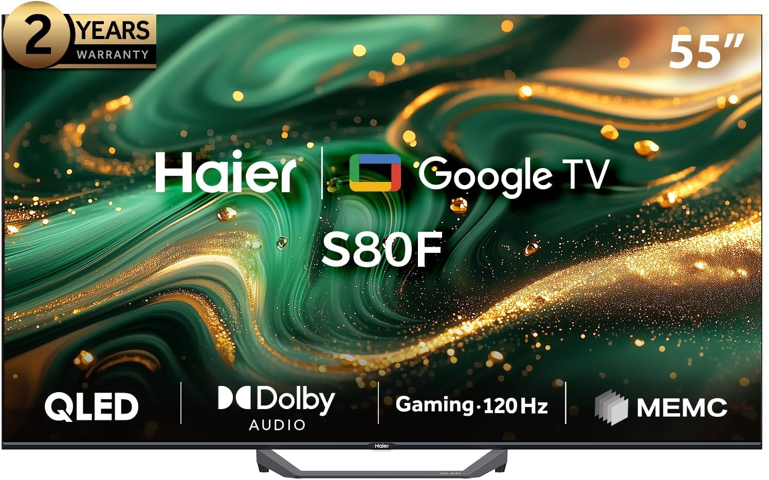 Haier 55 4k Google TV gaming@120 32 GB